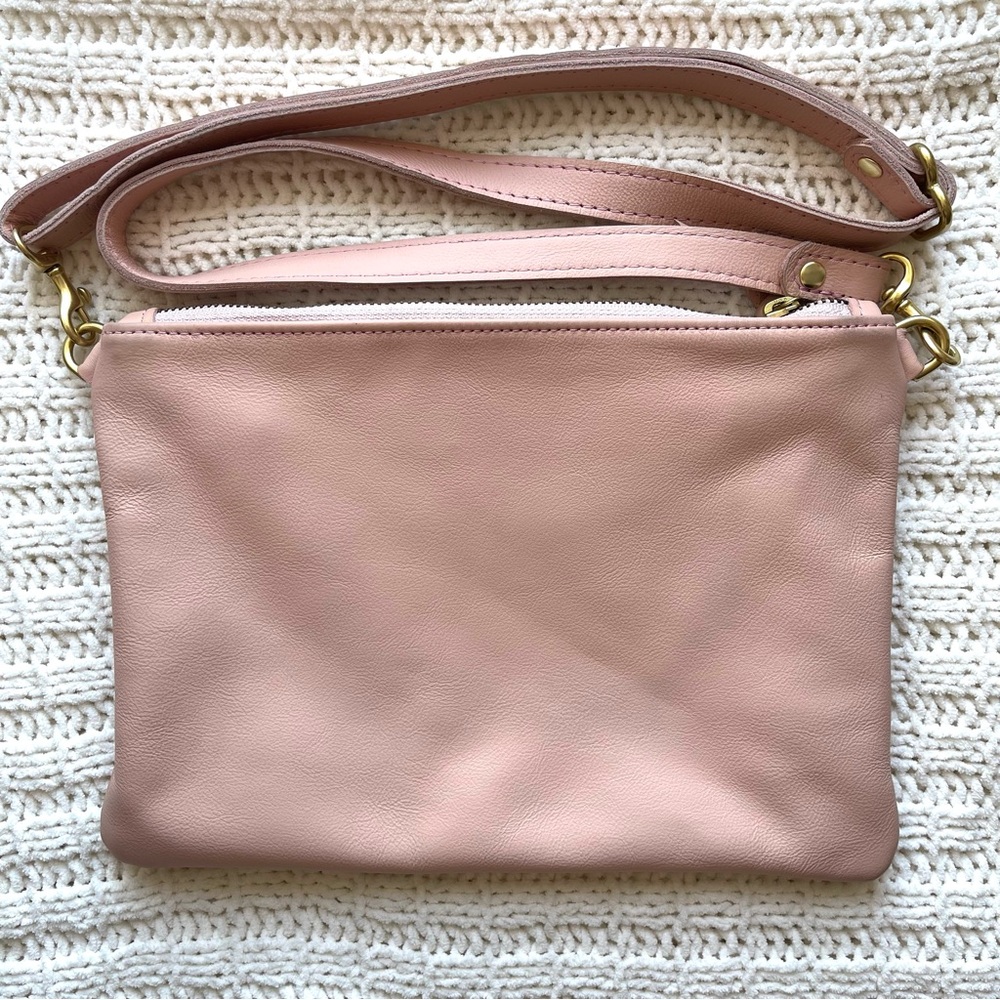 Umbrella Collective Pink Leather Bag